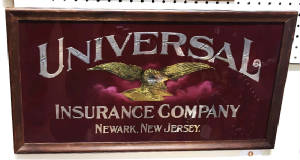 REVERSE PAINTED INSURANCE SIGN