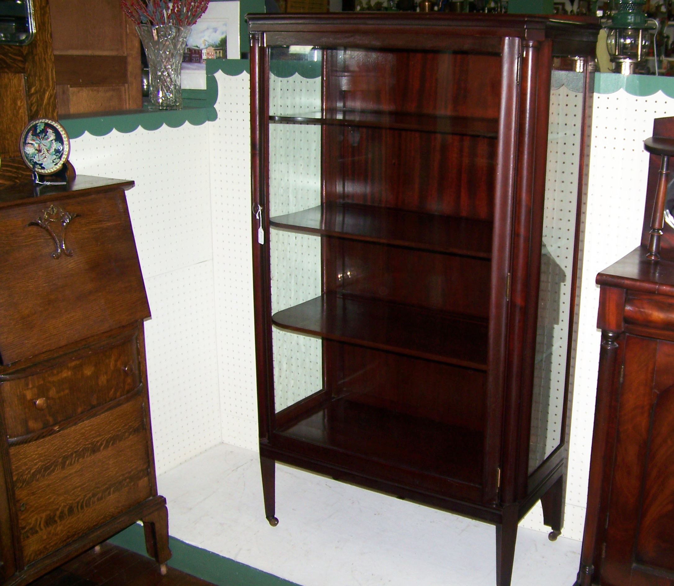 MAHOGANY CHINA CABINET
