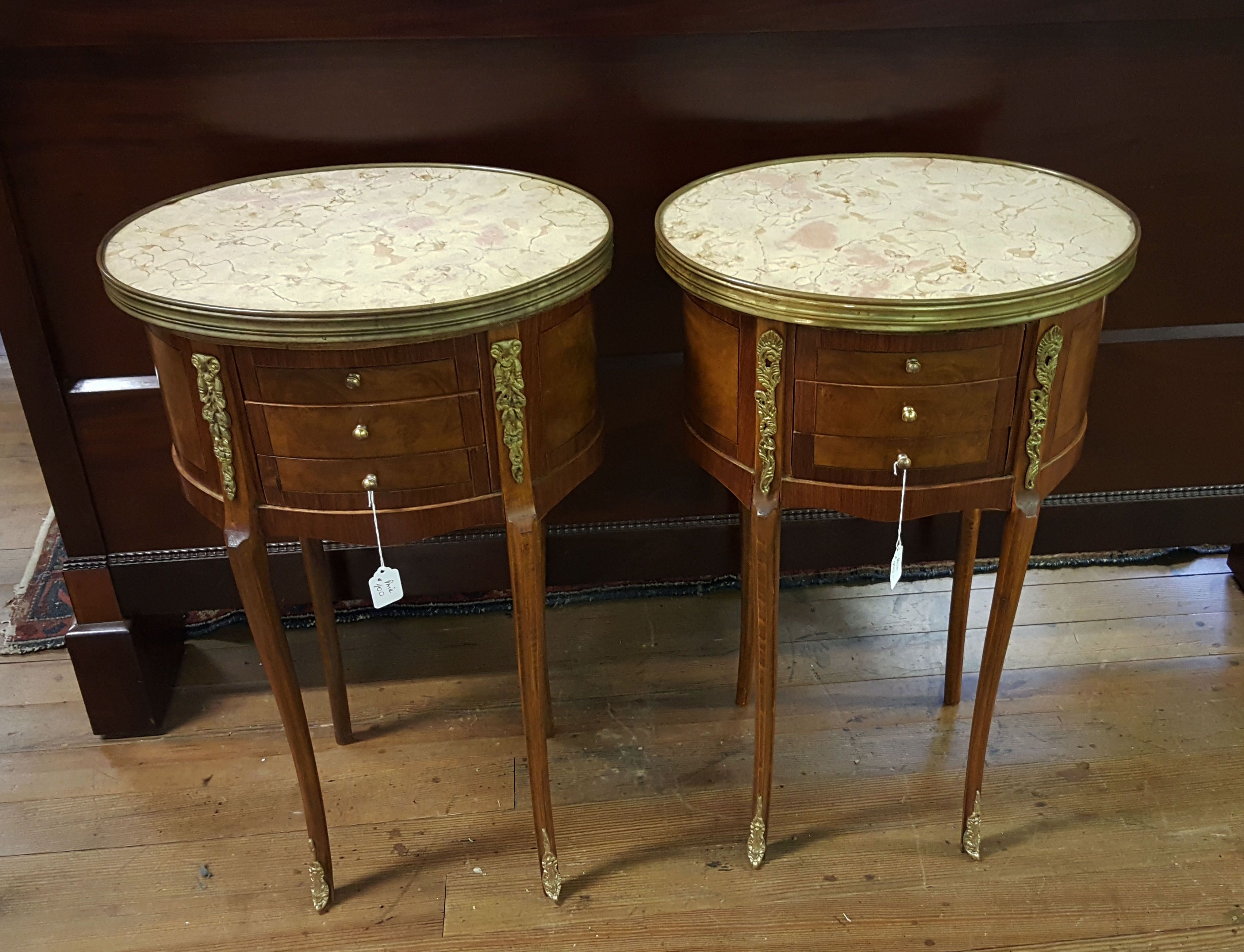 PAIR SIDE TABLES