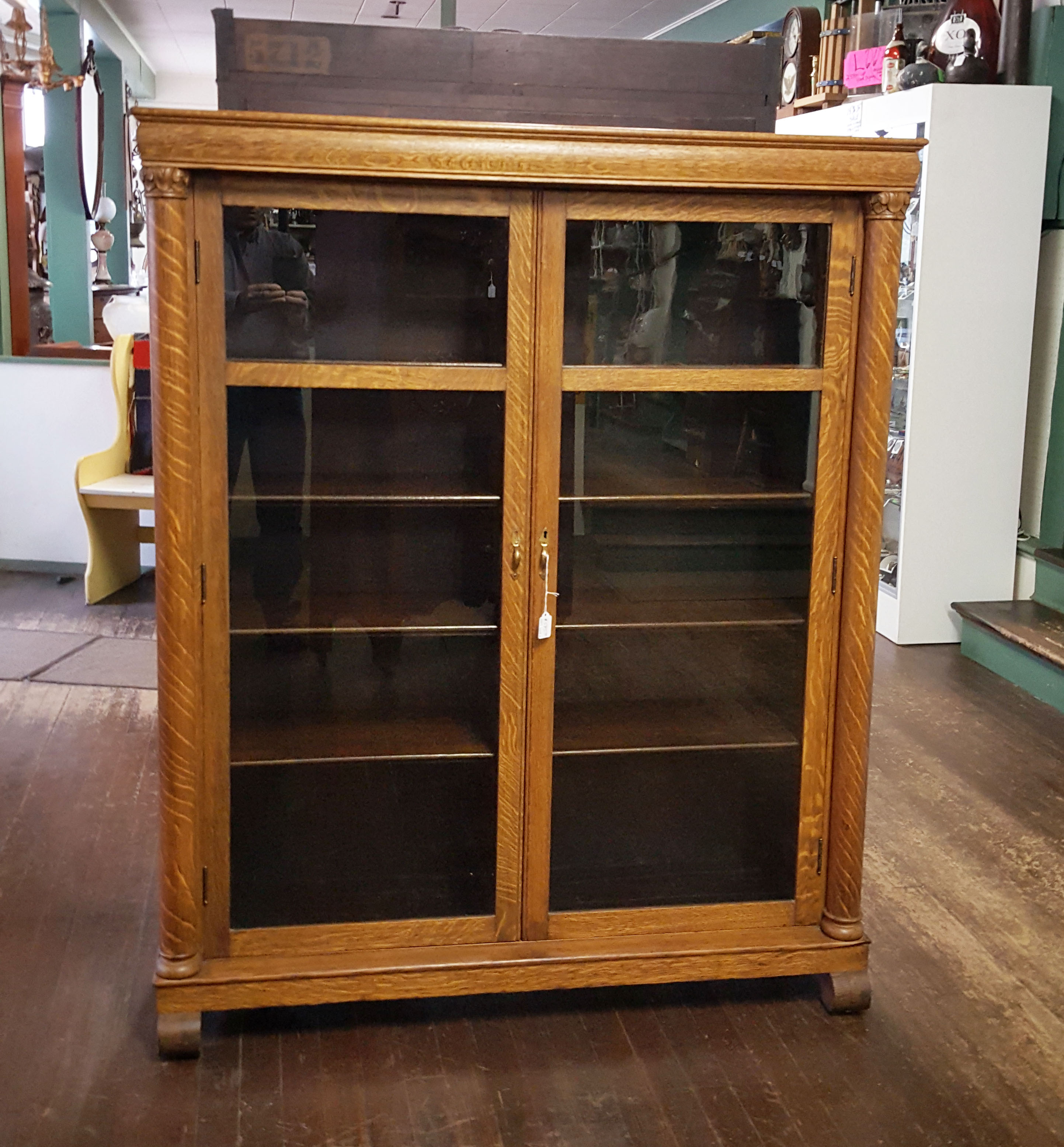 OAK BOOKCASE
