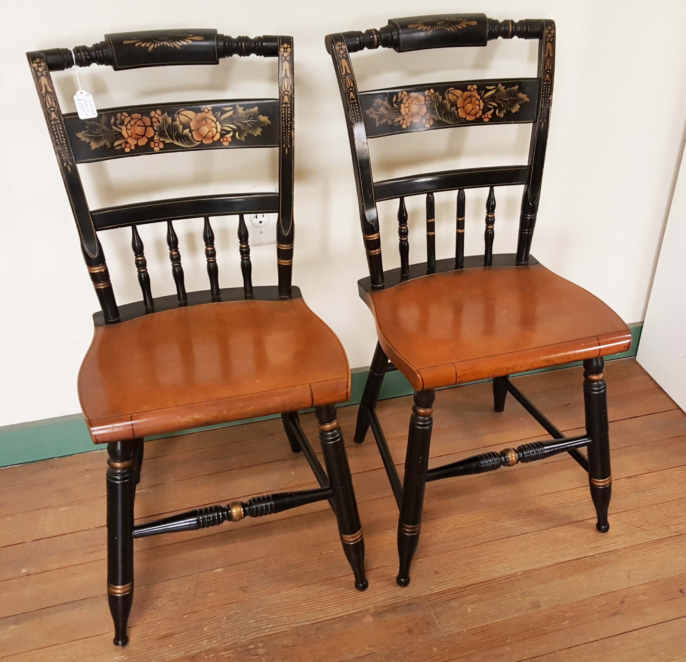 PAIR HITCHCOCK CHAIRS