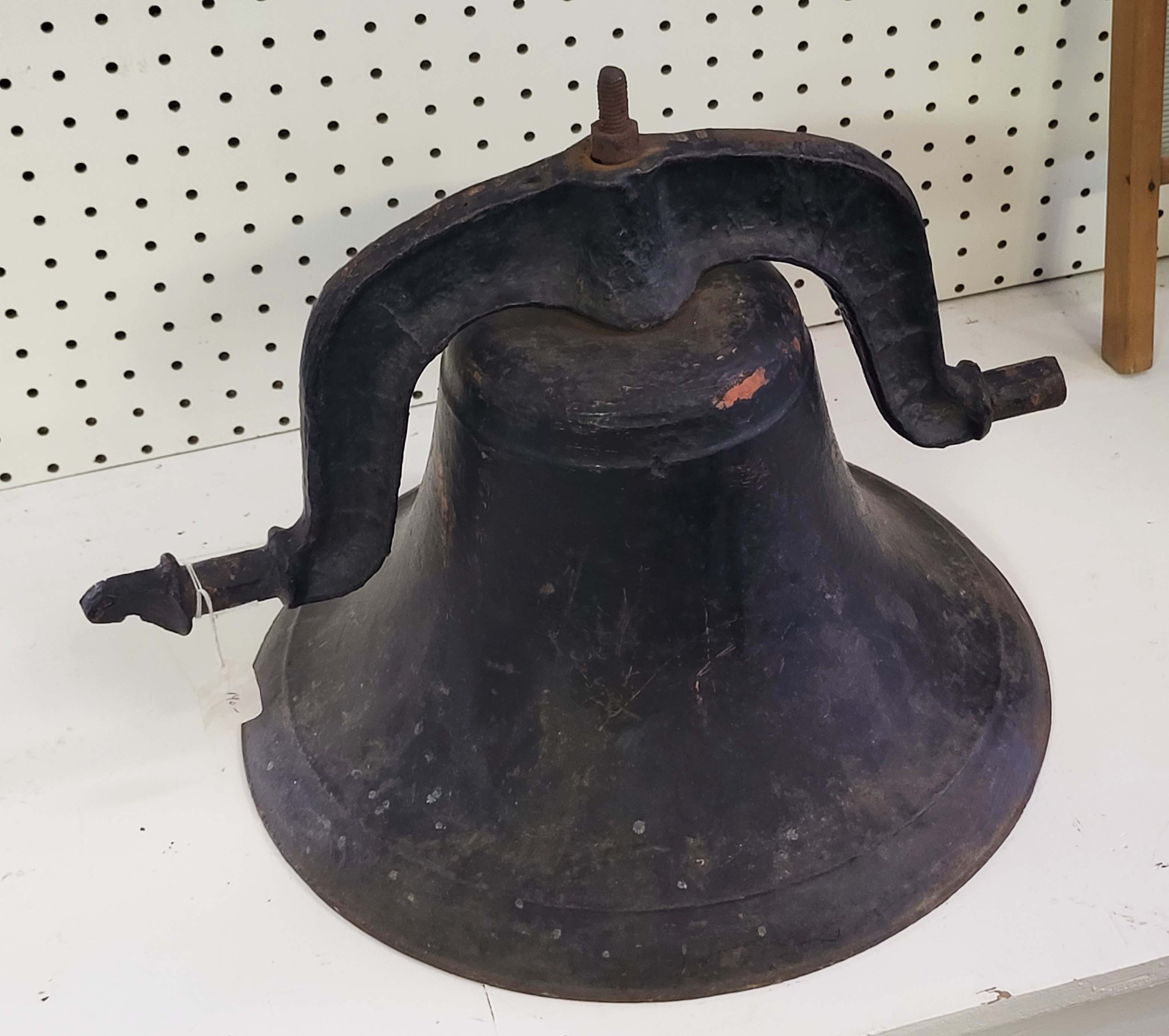 LARGE CAST IRON BELL