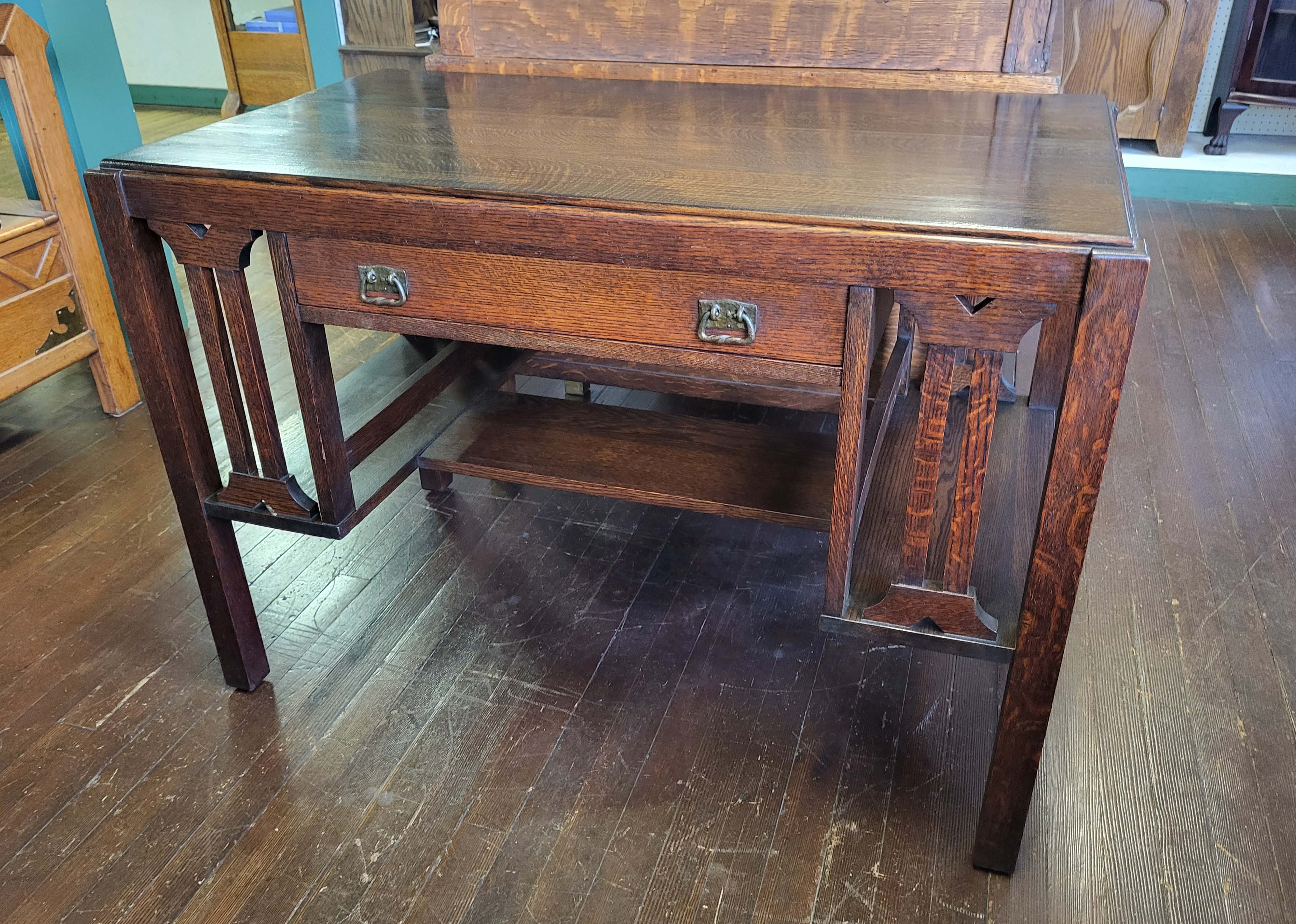 MISSION STYLE OAK DESK