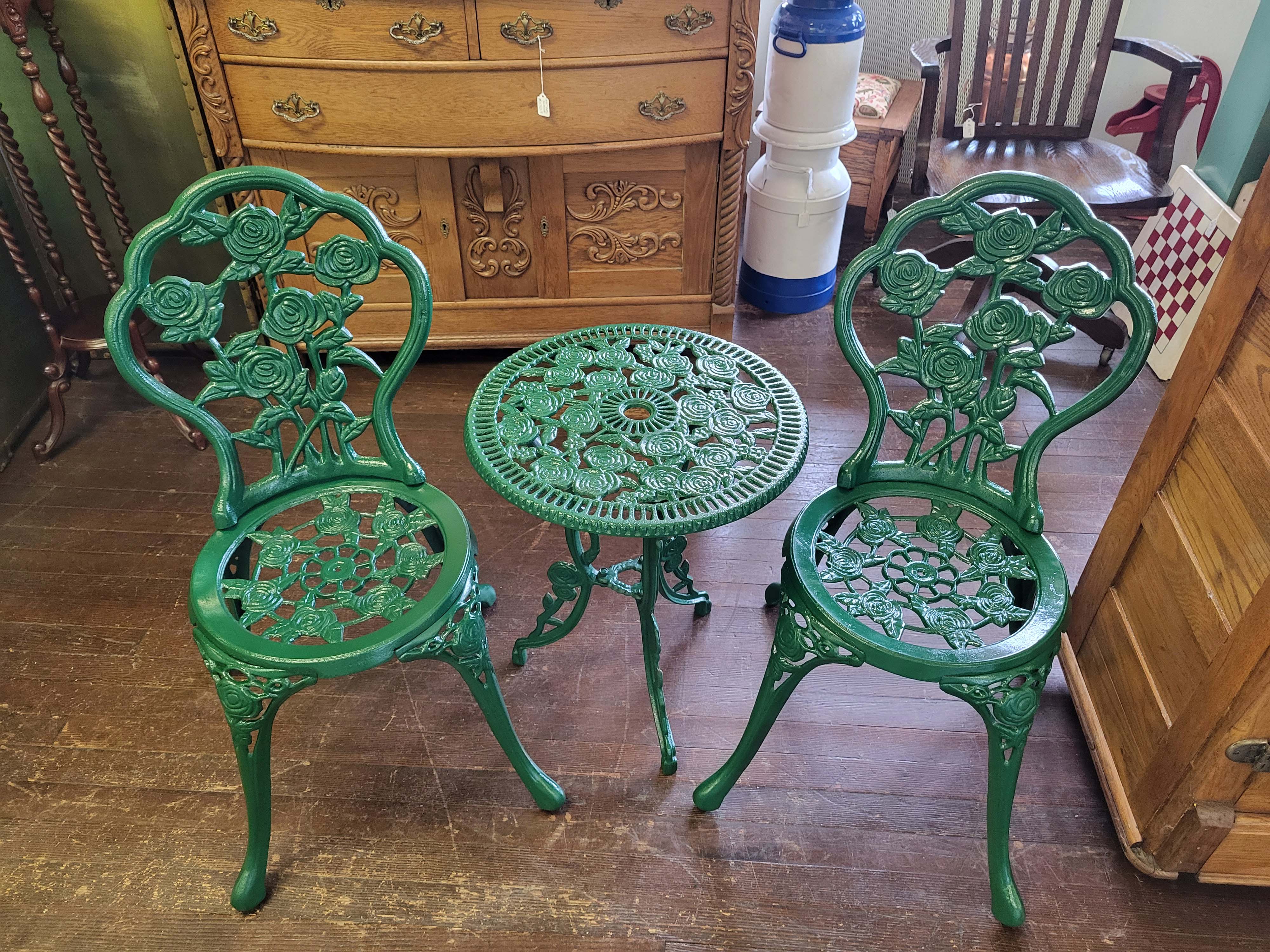 CAST IRON GARDEN PATIO SET