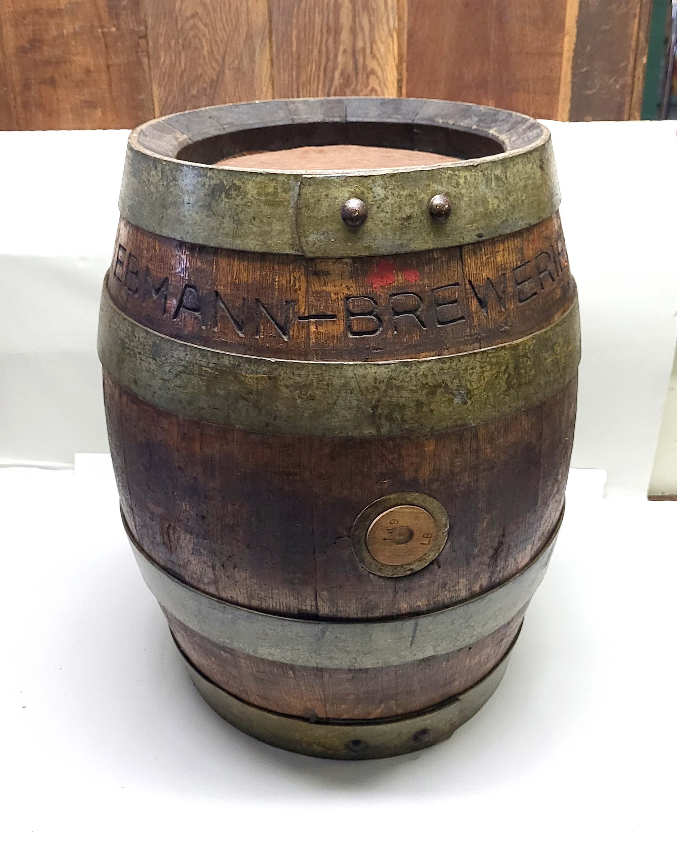 ANTIQUE LIEBMANN BREWERIES NY OAK BARREL