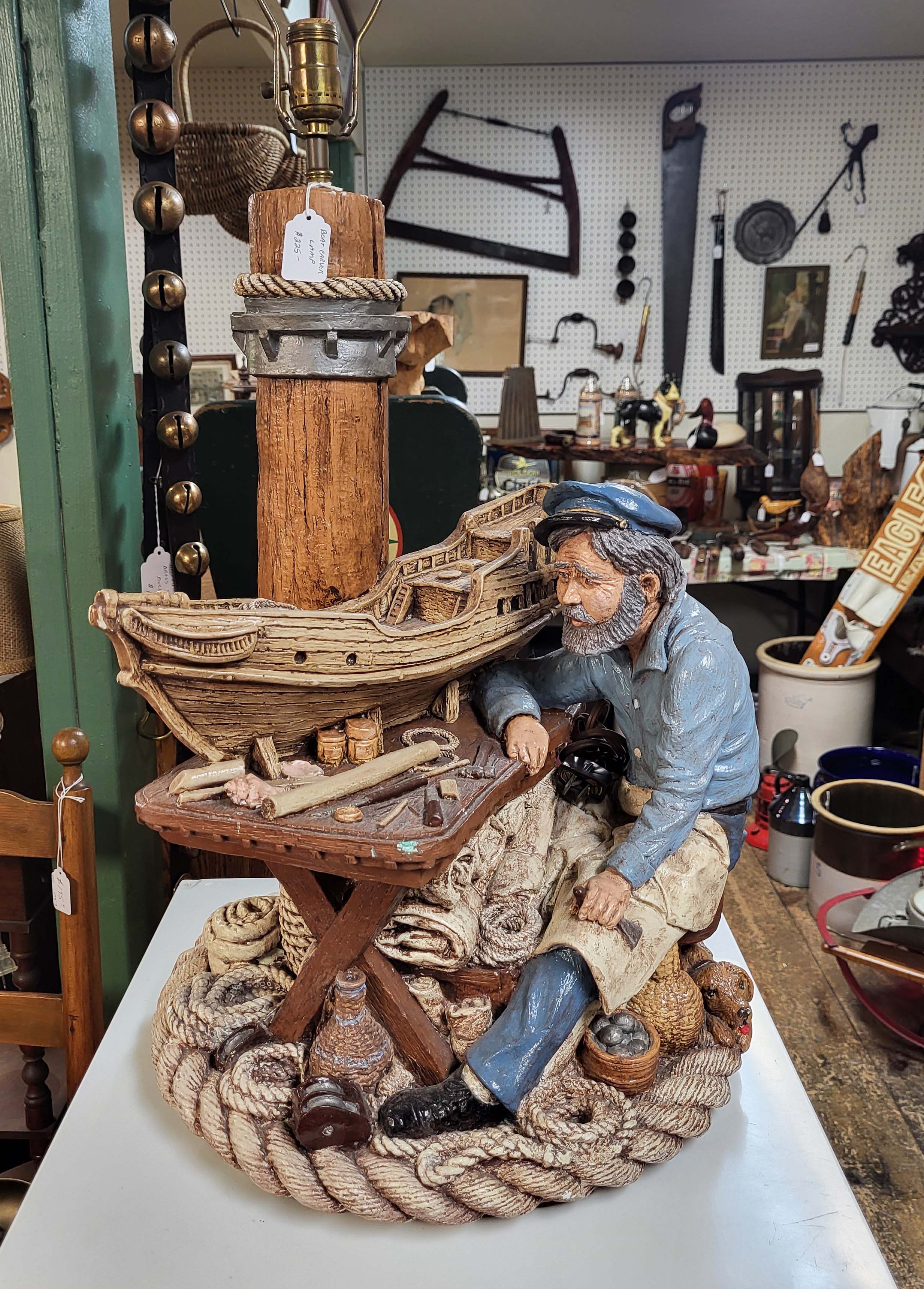 APSIT BROS BOAT CARVER LAMP