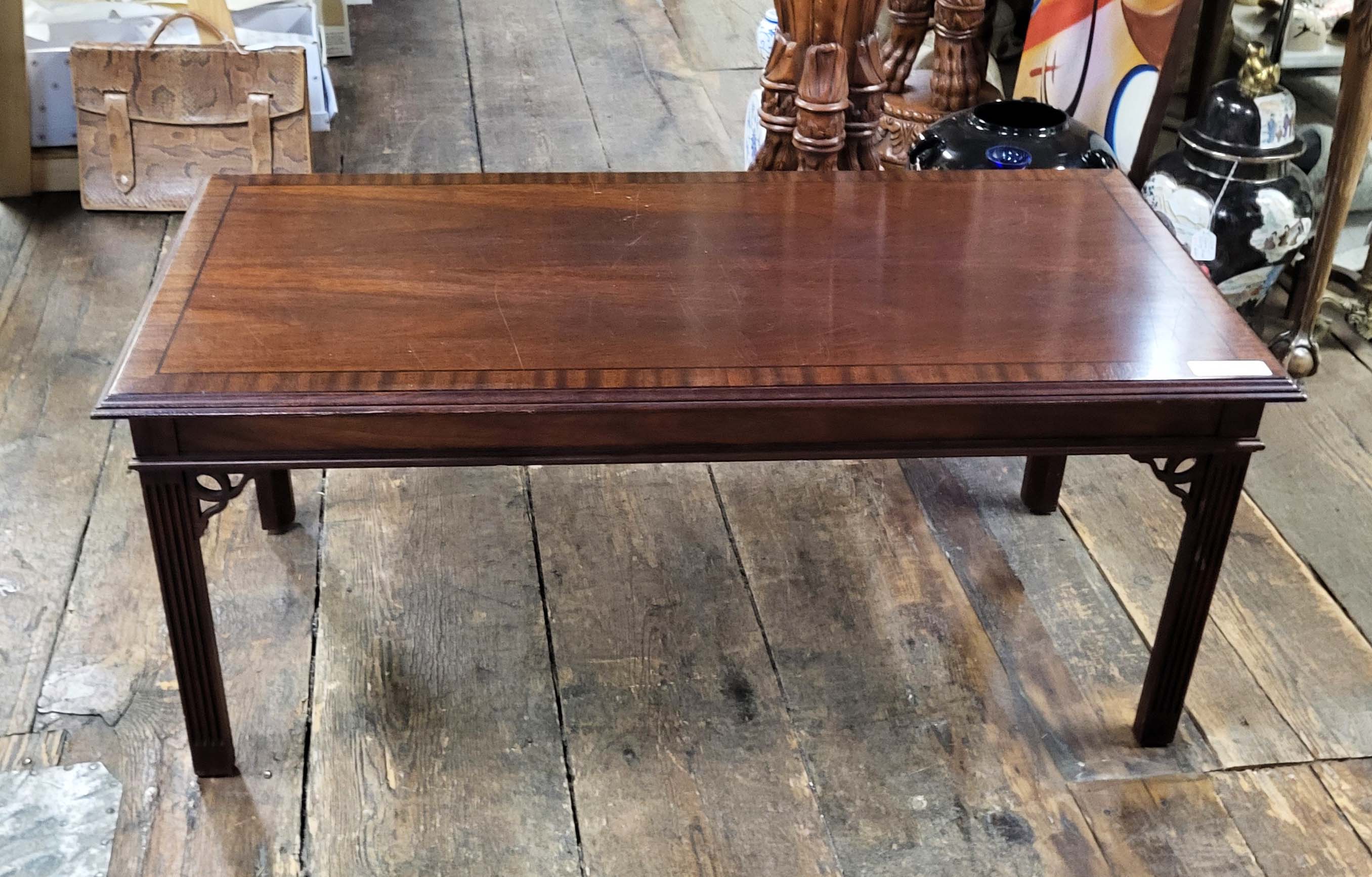 MAHOGANY COFFEE TABLE