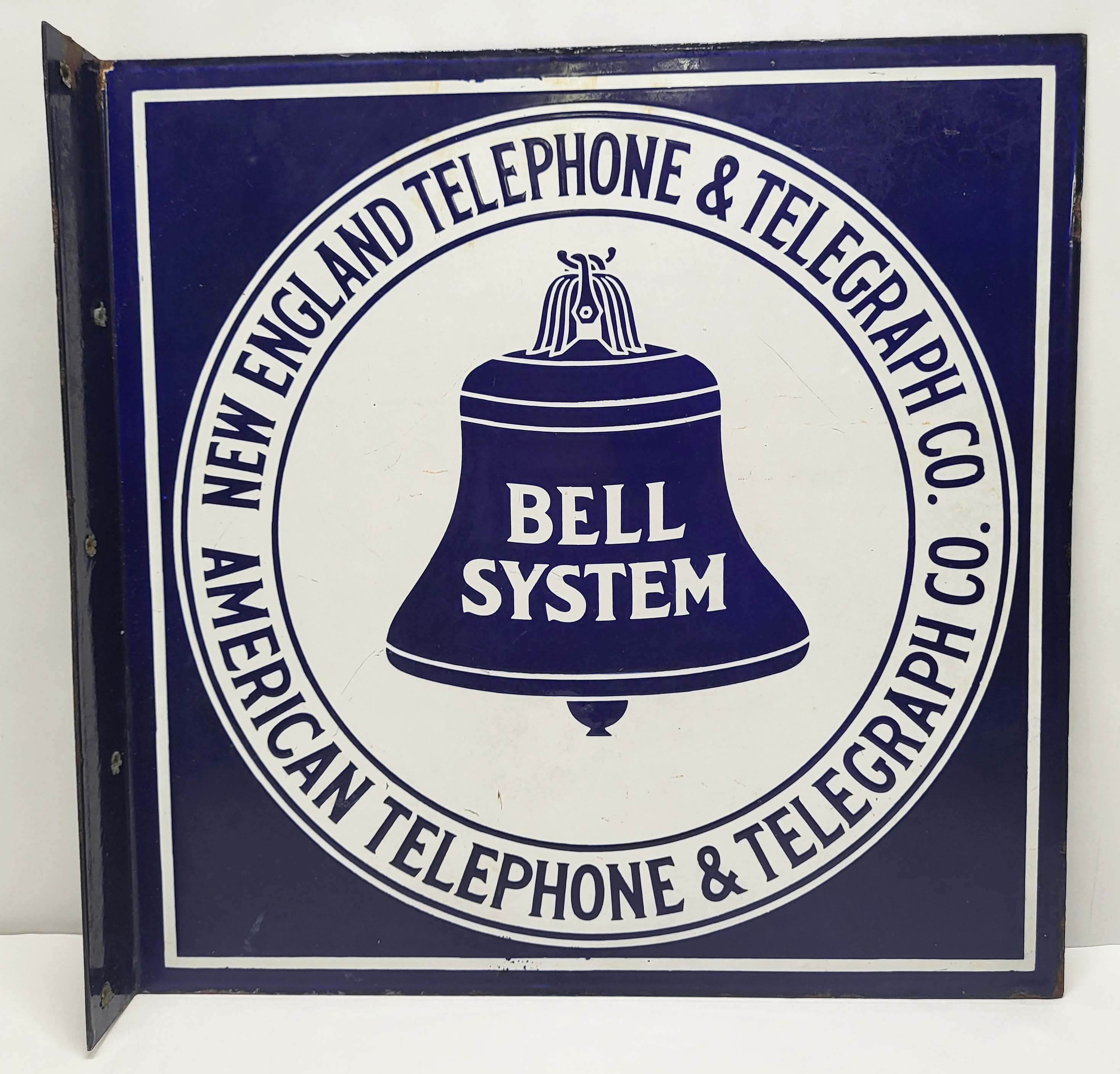 NEW ENGLAND BELL SYSTEM PORCELAIN SIGN
