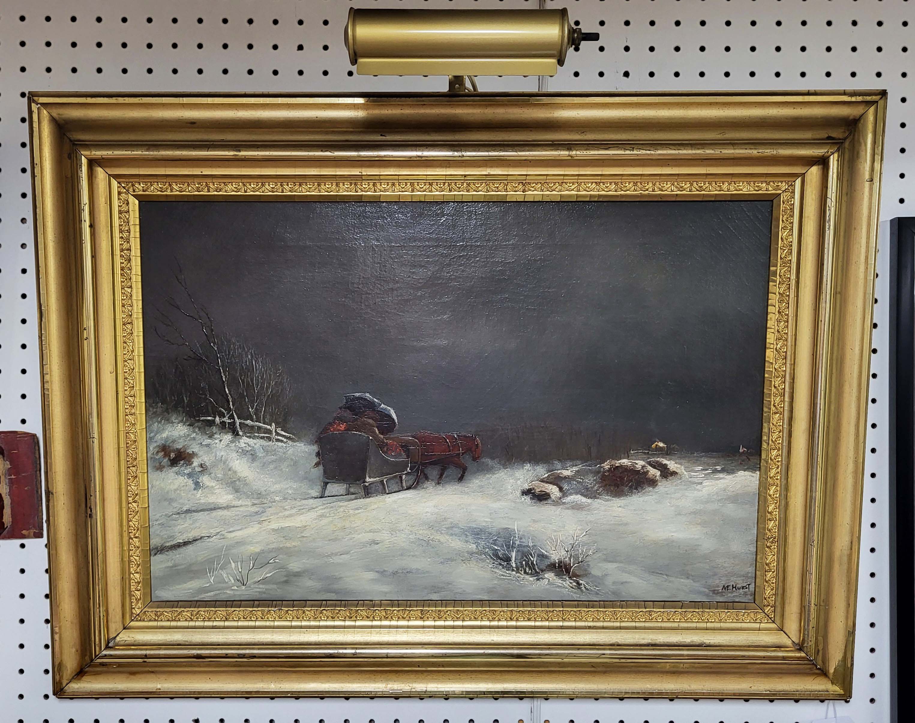 OIL ON CANVASE by MARY E HURST