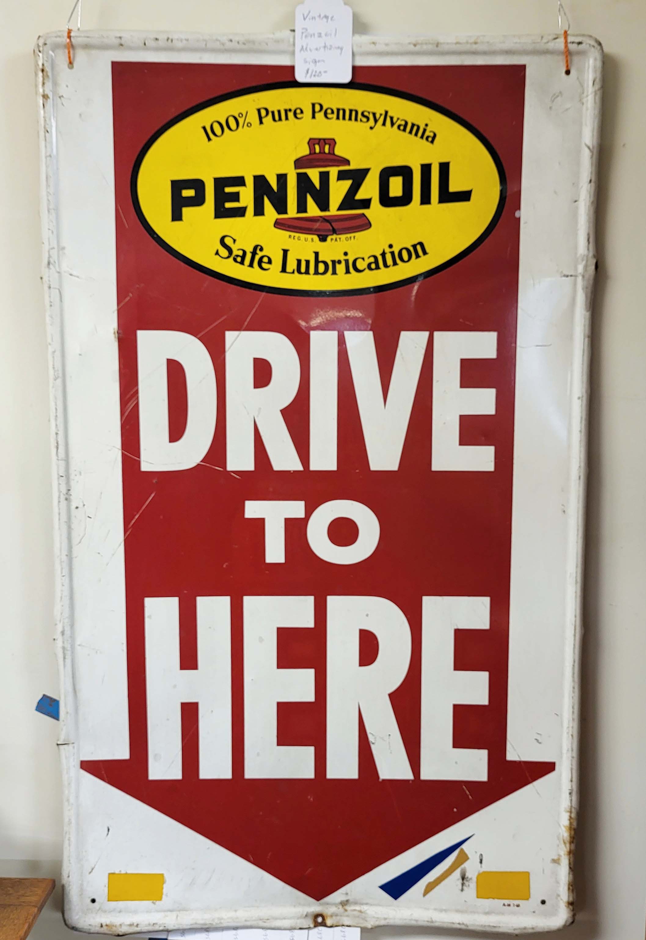 PENNZOIL SIGN